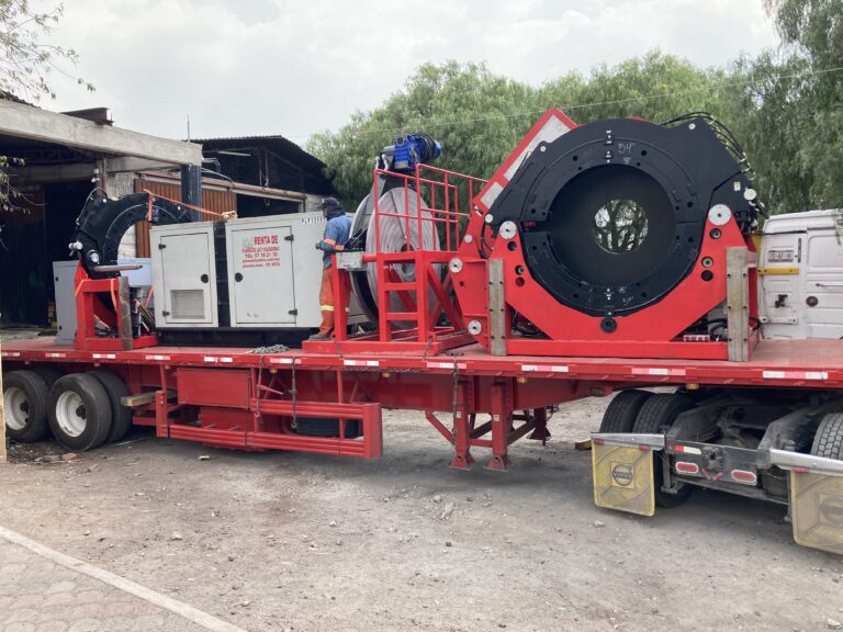 Llegada de equipo completo de termofusión de fabricación asiática.