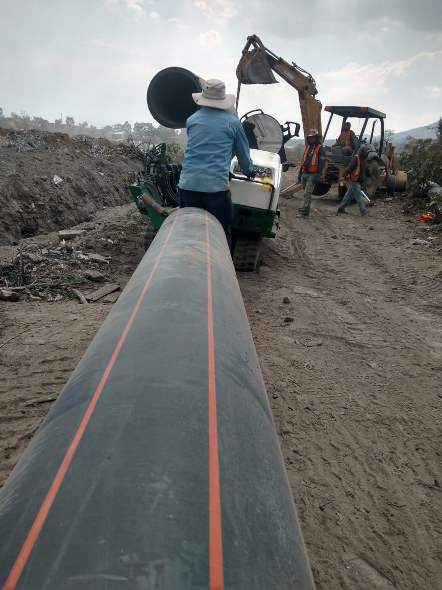 Tubería PE 4710 para red contra incendios