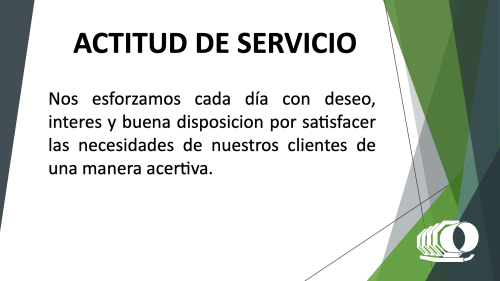 ACTITUD DE SERVICIO