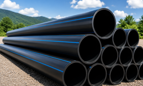 Tubería lisa PE 4710 de polietileno de alta densidad (HDPE) para conducción de agua, redes hidráulicas, sistemas contra incendio, minería e infraestructura.